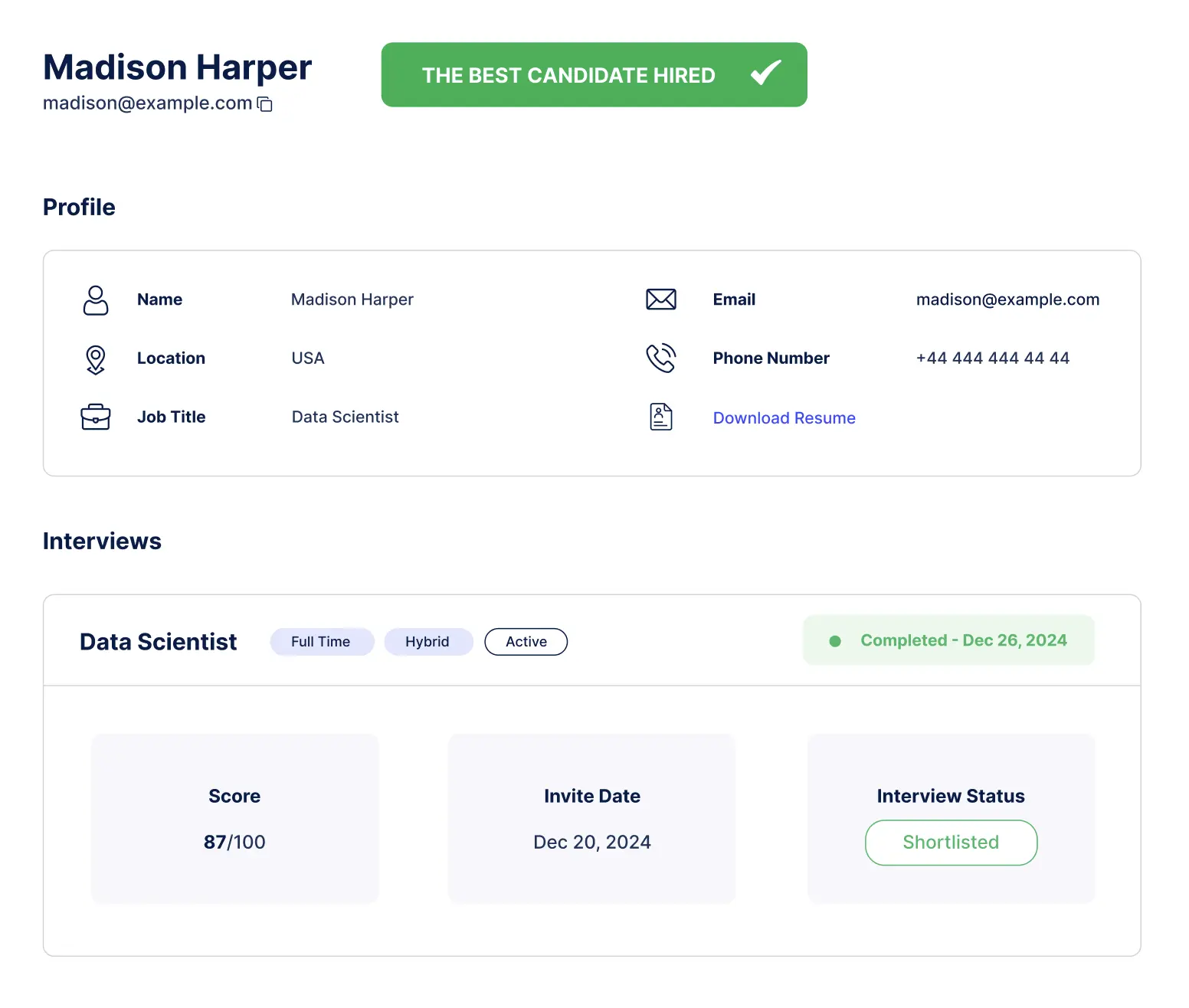 AI Interview Platform to Hire Top Talent